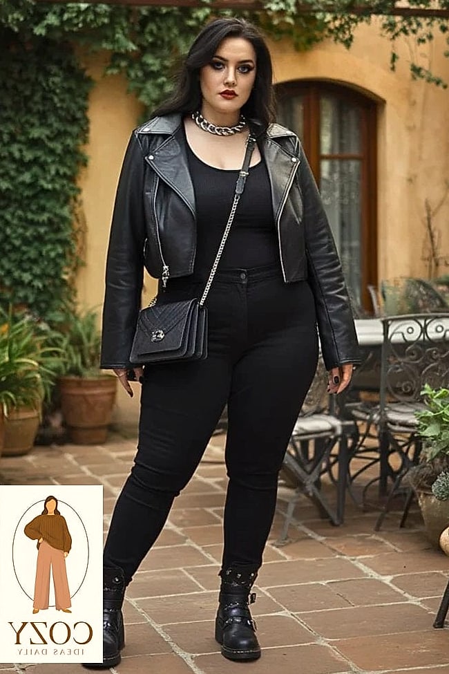 The All-Black Leather Moment
