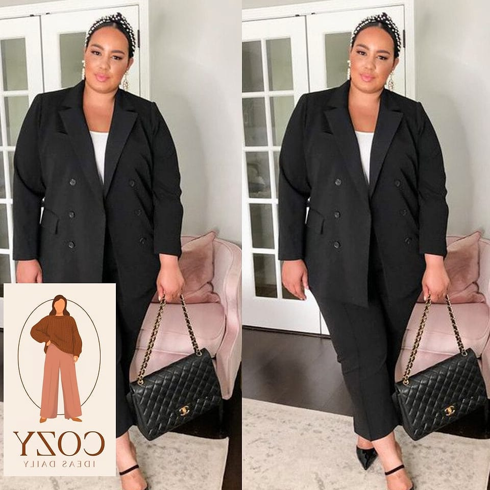 All Black Power Suit