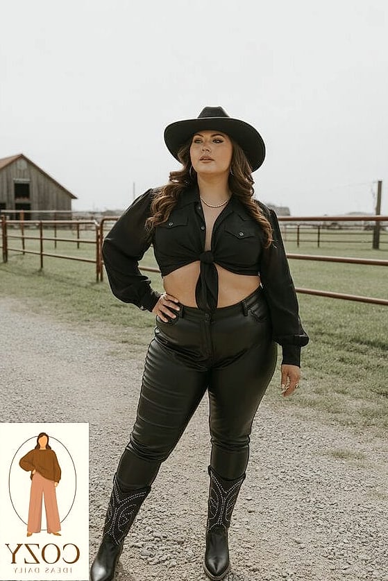 The All-Black Western Look