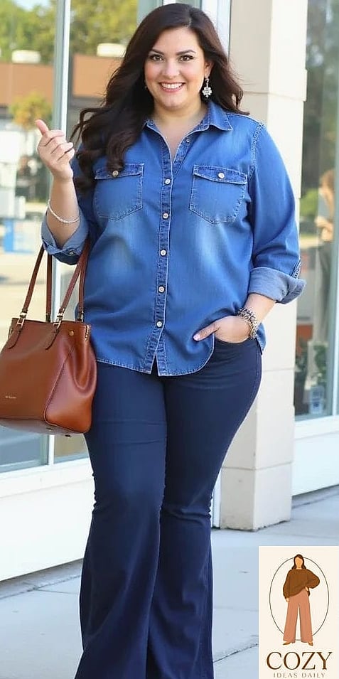 The All-Denim Going Out Look