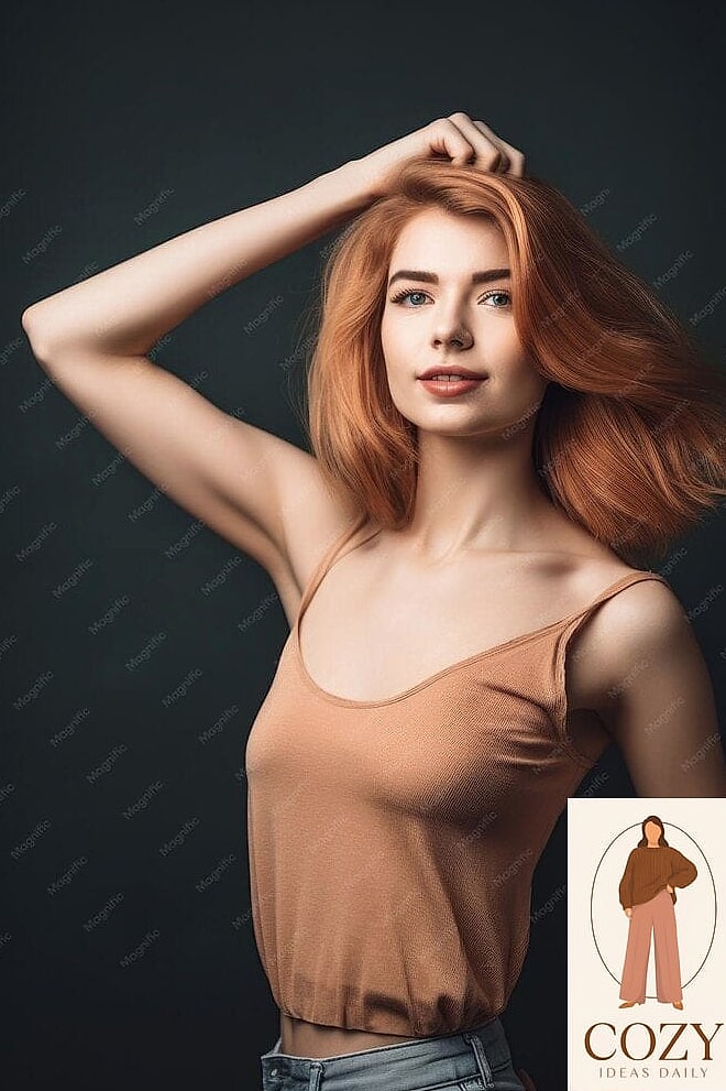 20 Plus Size Posing You'll Want to Screenshot Immediately 8 The Arm Raised Hair Touch