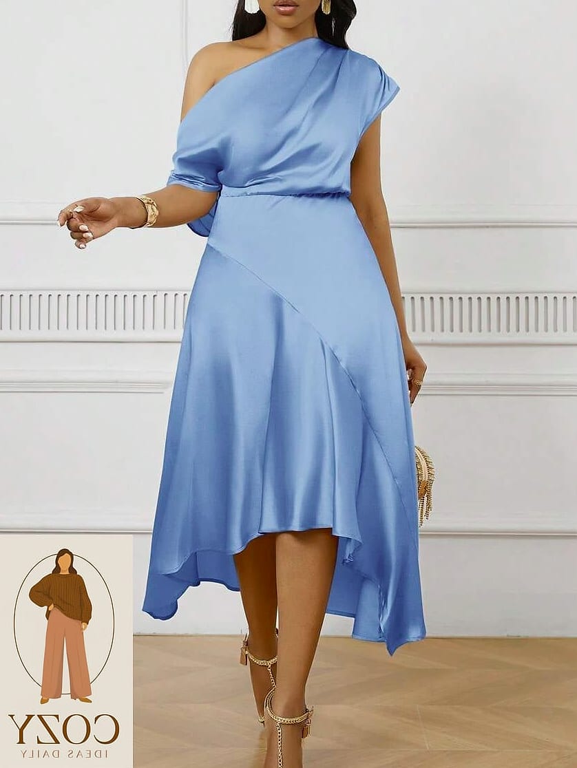 The Asymmetrical Hem Dress