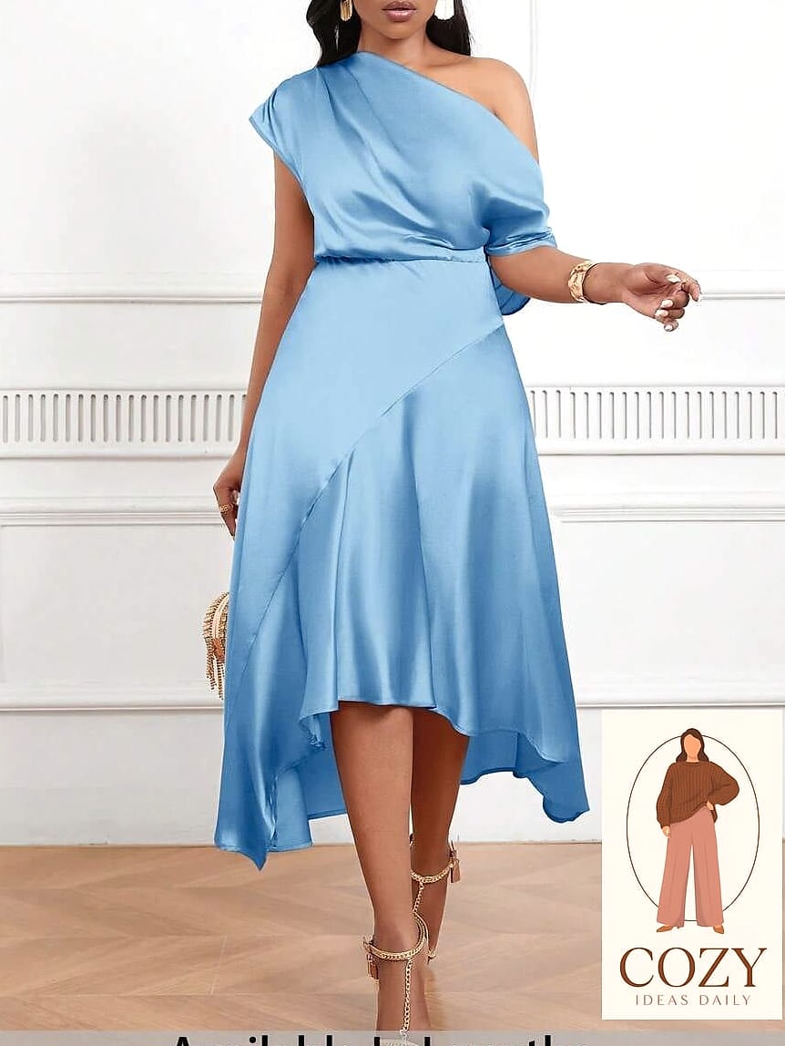 27 Plus Size Work Dresses That Are Going Viral on Pinterest Right Now 26 Asymmetrical Hem Dresses for a Fresh Silhouette