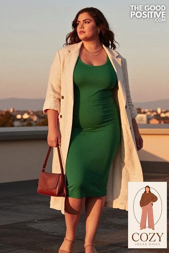 Athletic Dress with a Denim Jacket