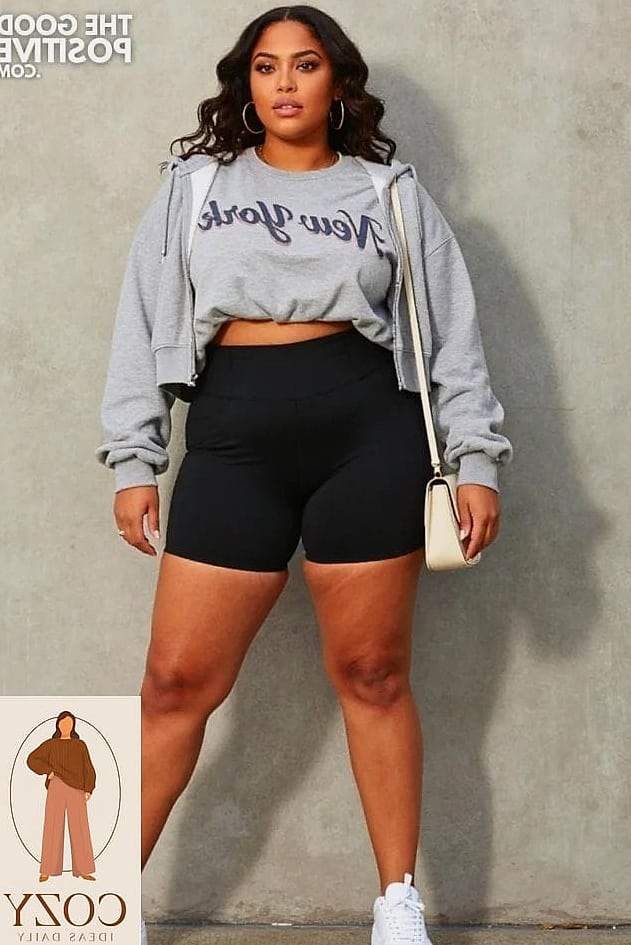Biker Shorts and Corset Top Duo