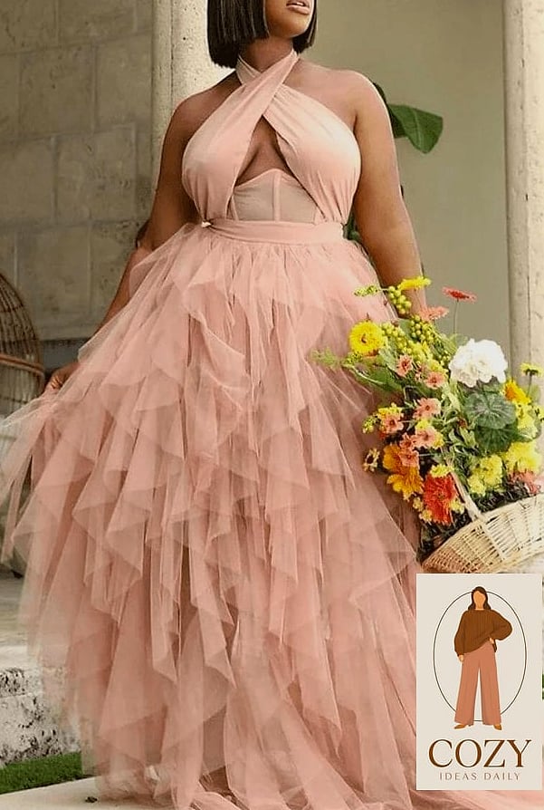 Blush Pink Tulle for a Romantic Feel
