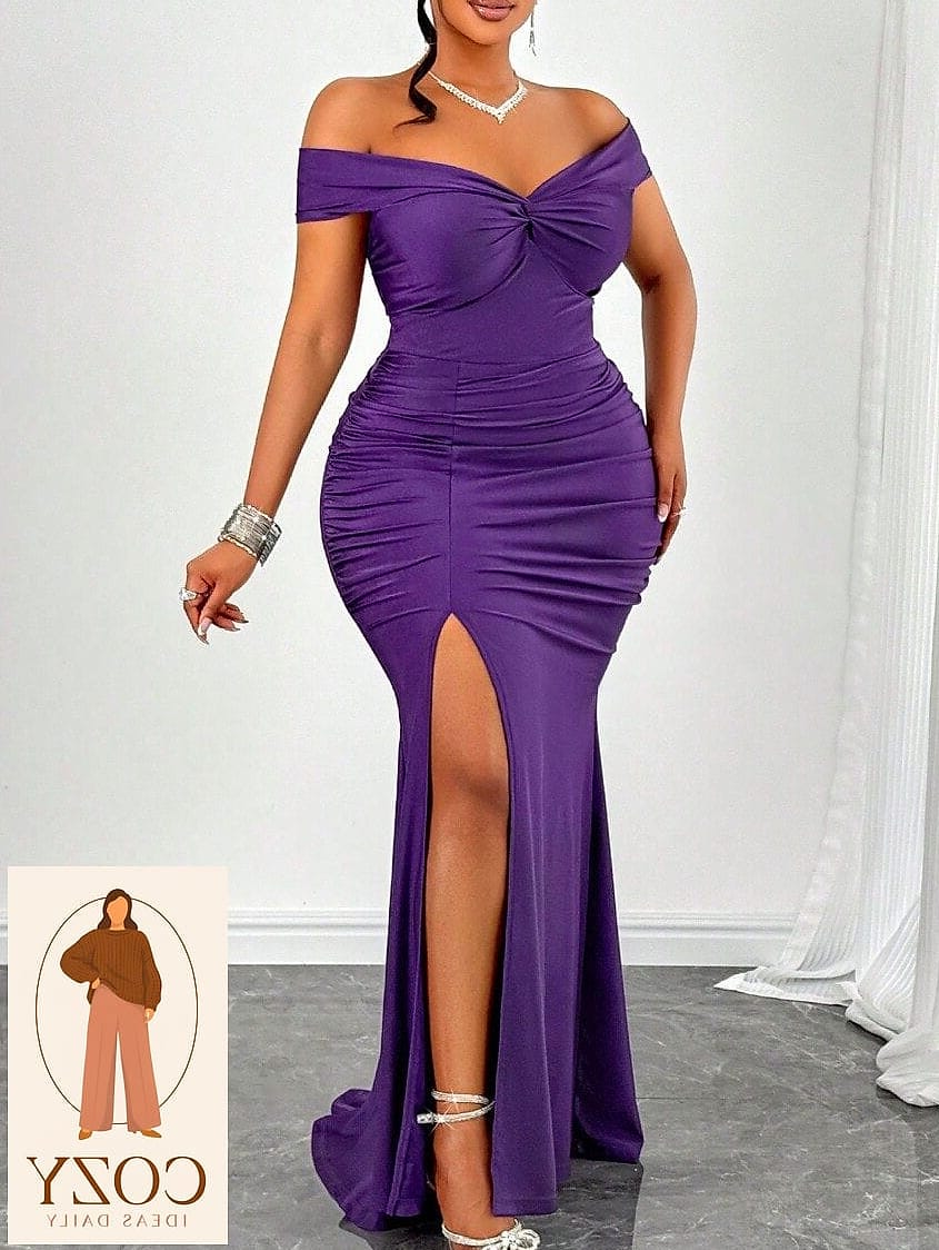 Bodycon in Deep Violet for Going Out