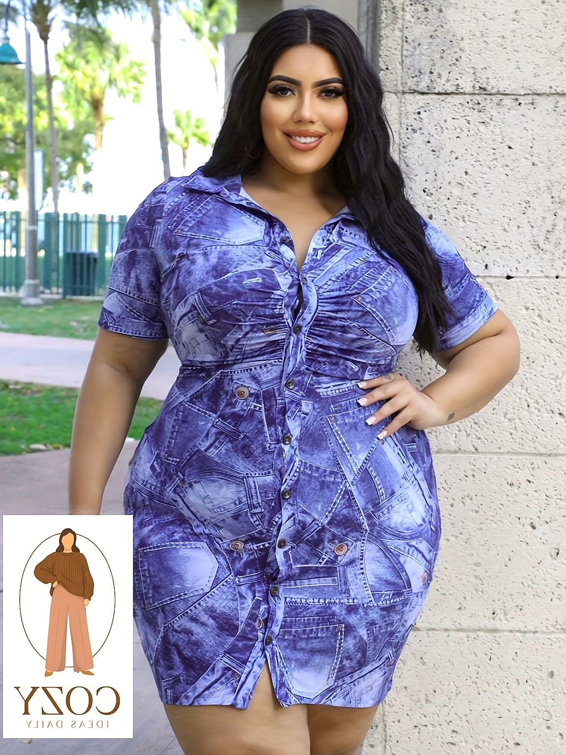 Bodycon Dress and a Denim Jacket