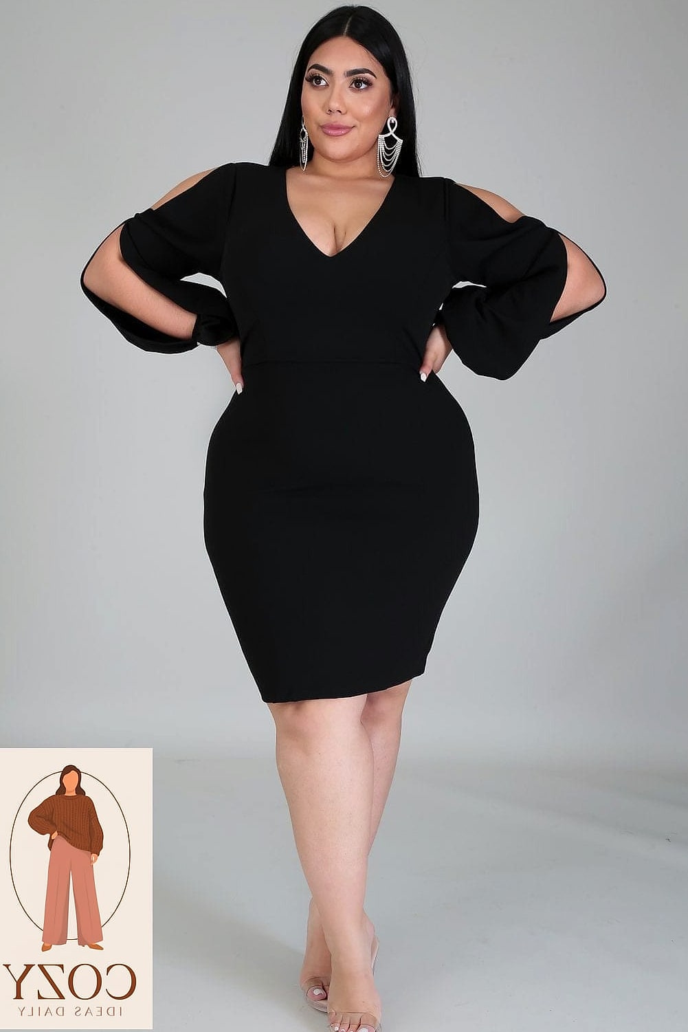 Bodycon Dress With A Twist