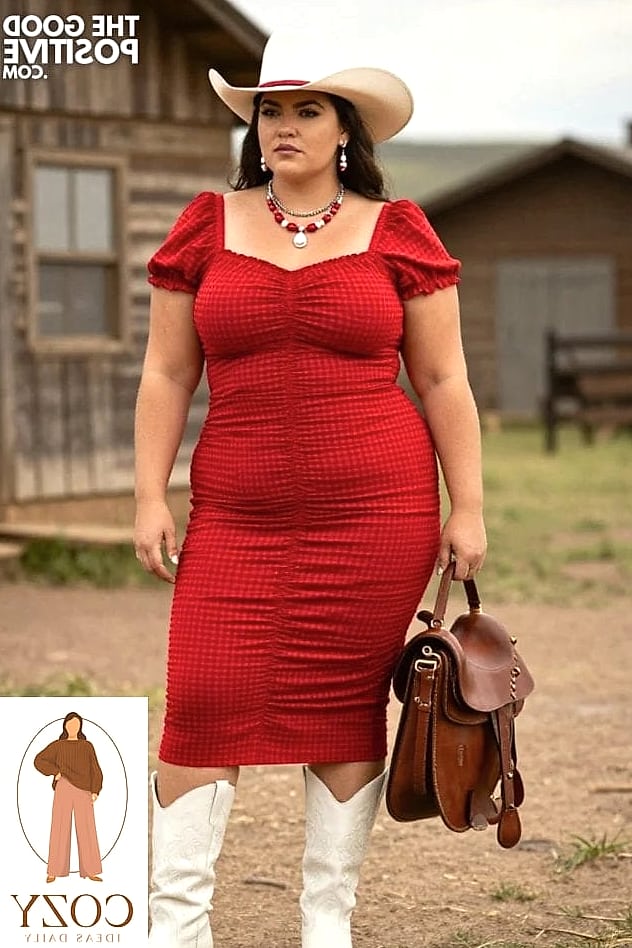 The Bodycon Dress and Boots Combo