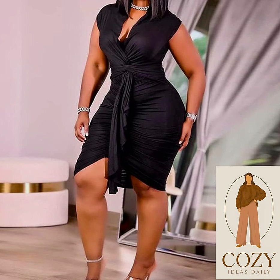 The Bodycon Dress and Statement Heels Combo
