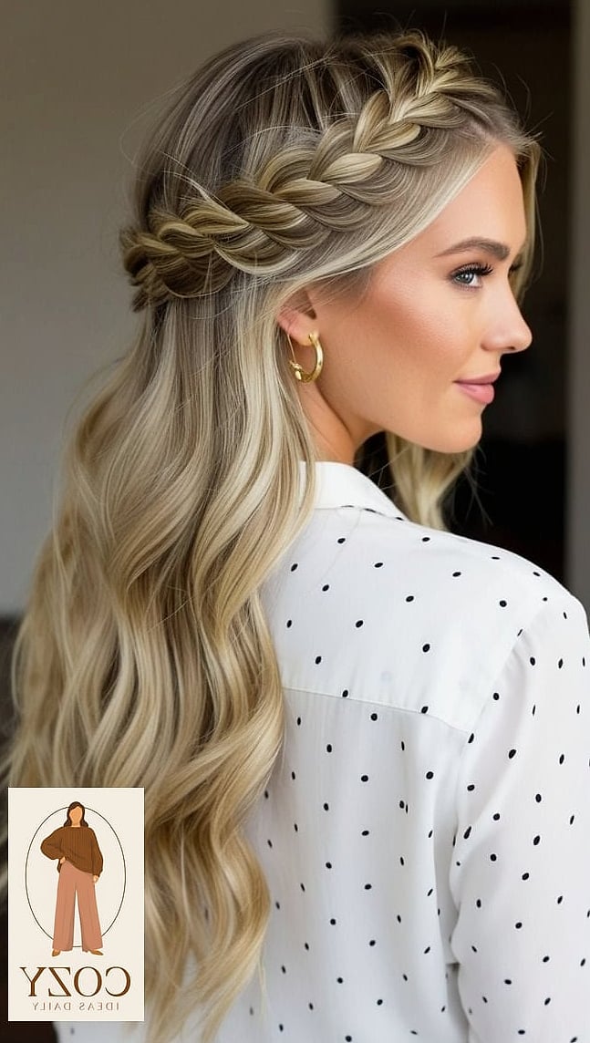 Braided Crown for Special Occasions