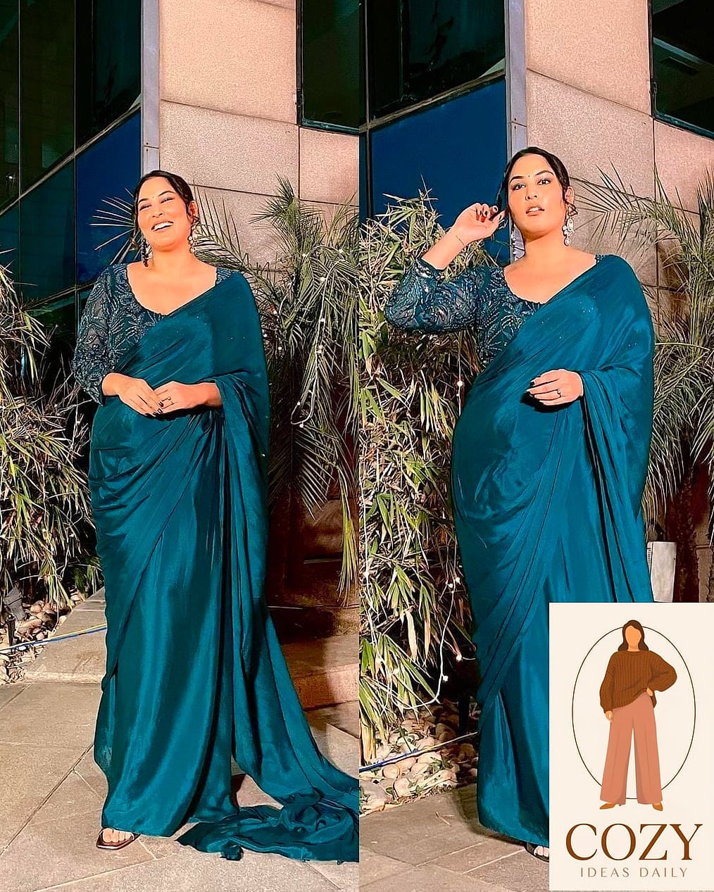 Cape-Style Blouse for Drama