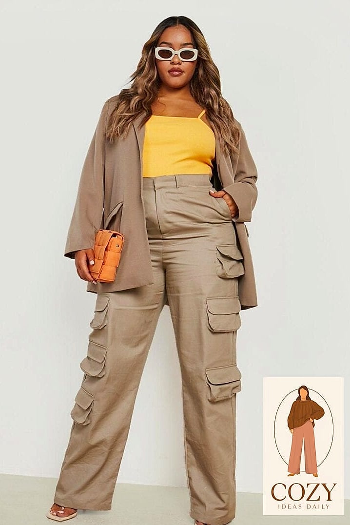 Cargo Pants Meet Fitted Top