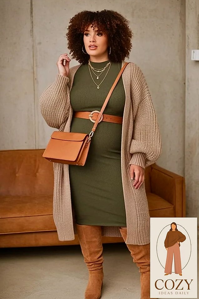 Chunky Knit Sweater and Leggings