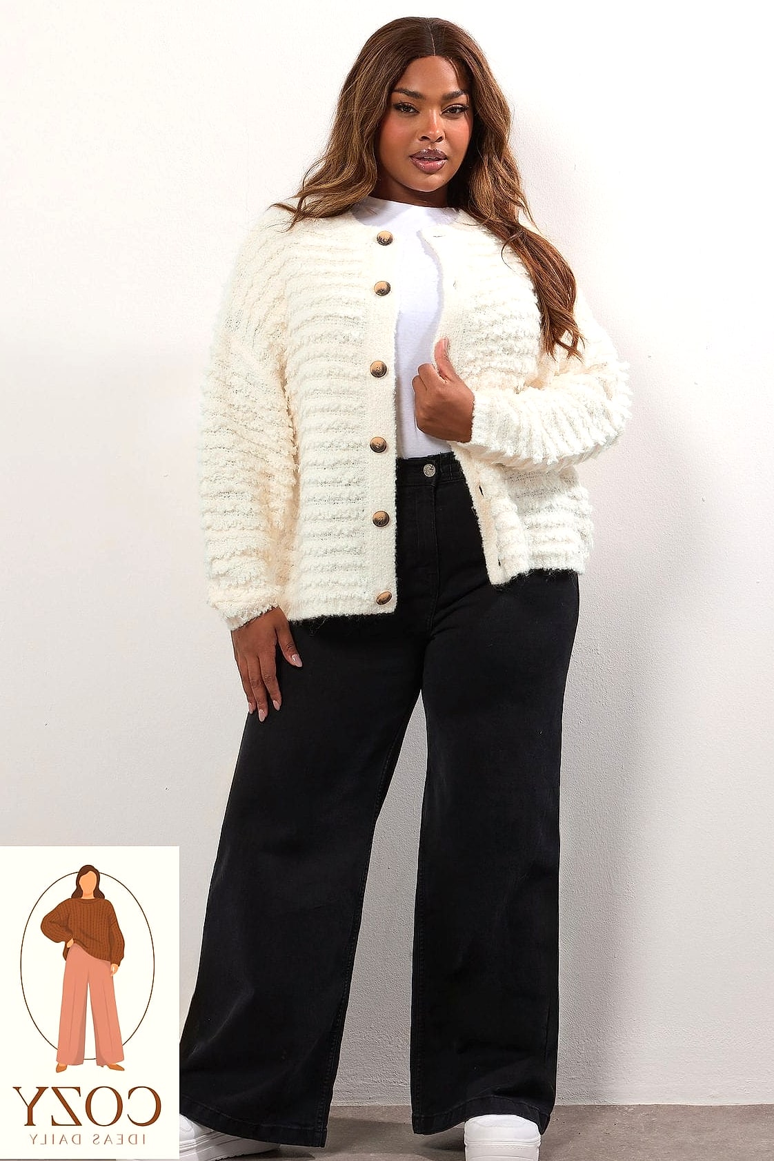 27 Plus Size Clothing For Women That Will Transform Your Look 7 The Chunky Knit Sweater Everyone Needs