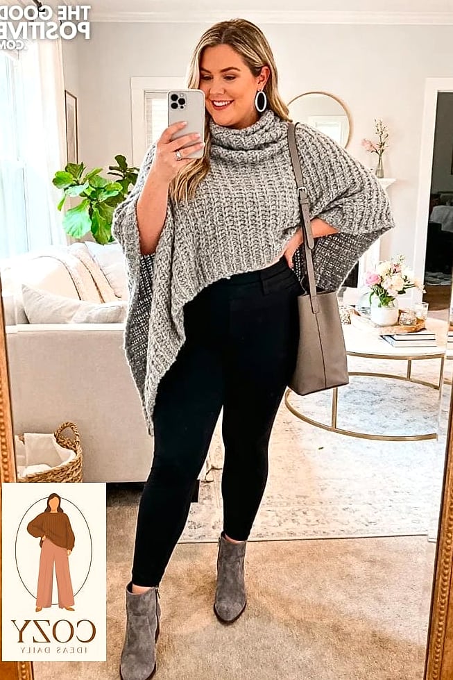 Chunky Knit Dress With Combat Boots