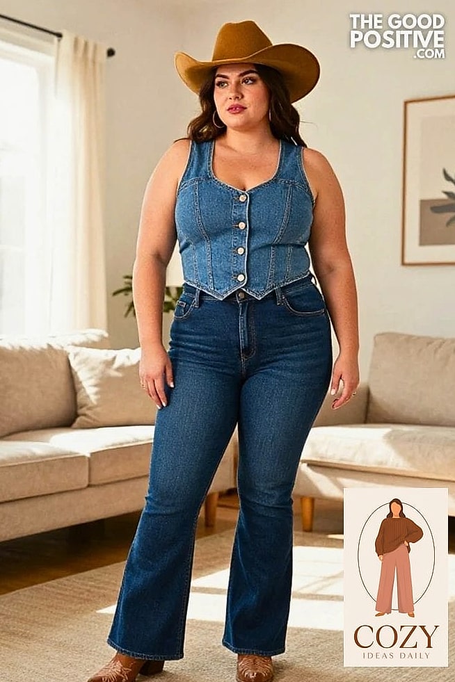 The Classic Denim on Denim Moment