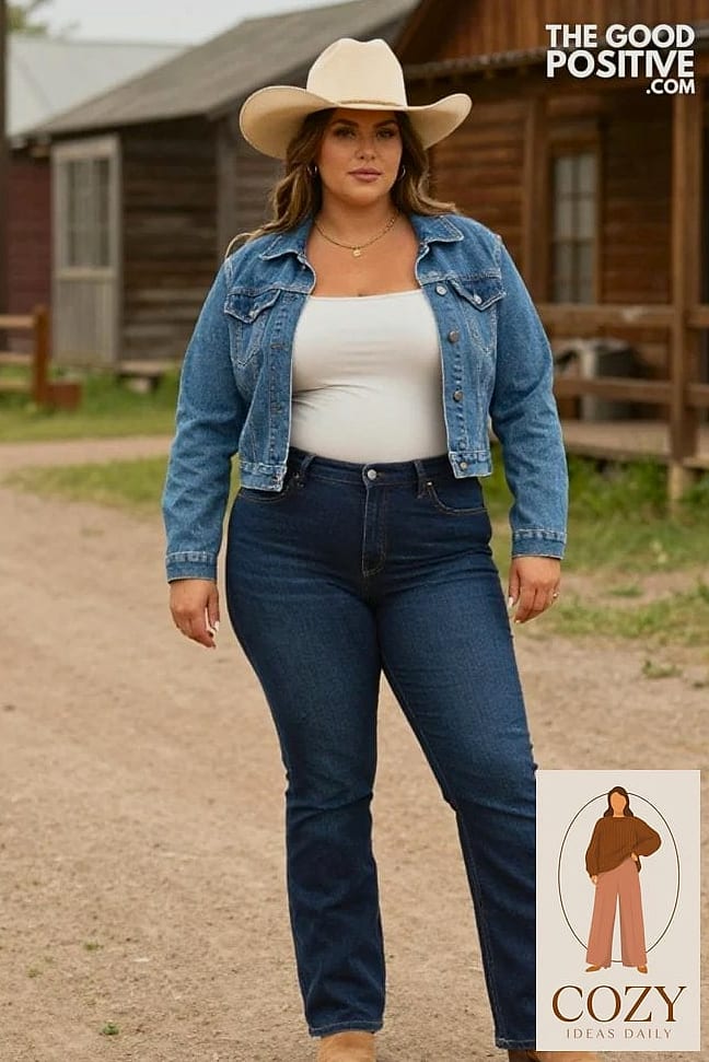 The Classic Denim on Denim Moment