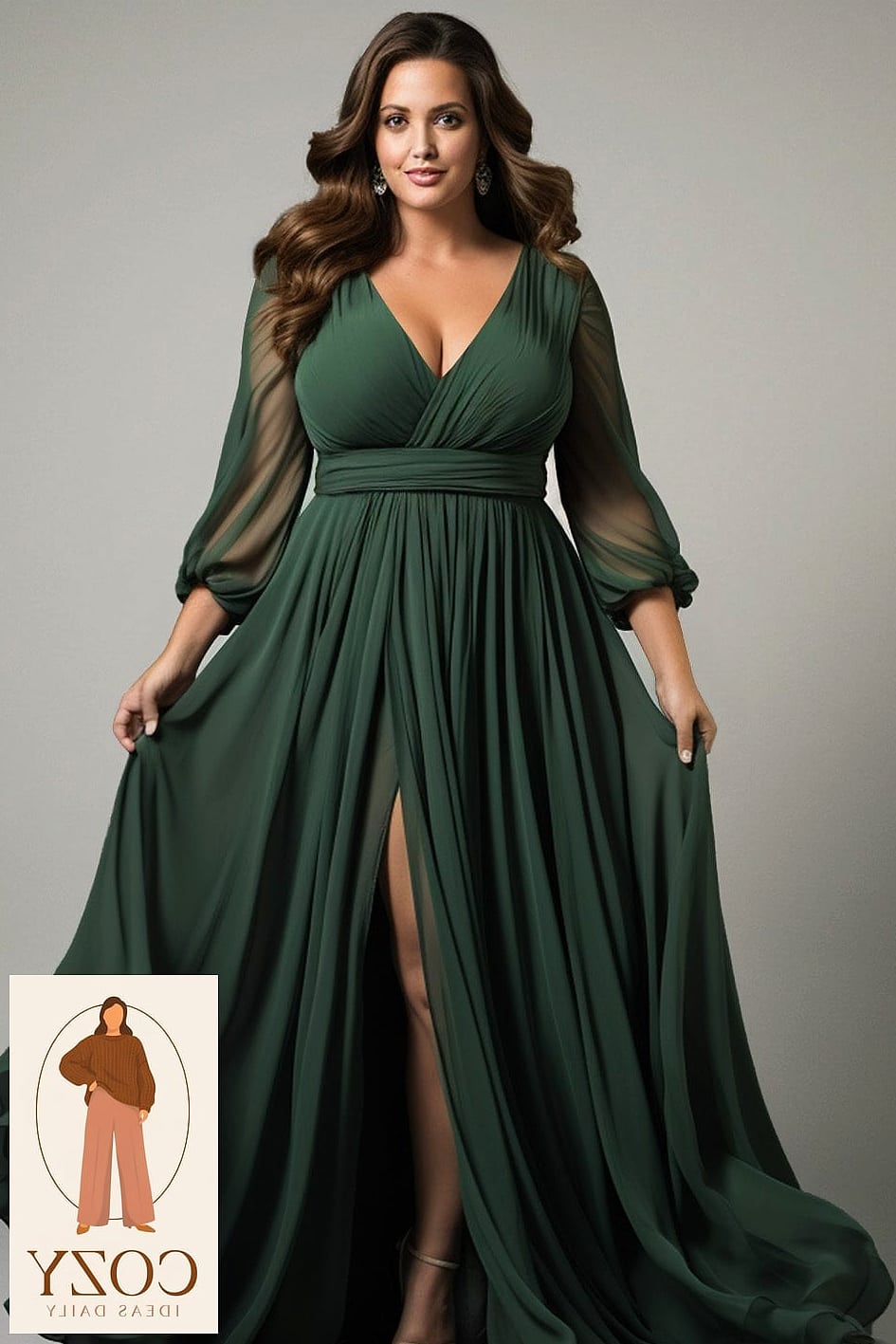 The Classic Wrap Dress in a Rich Jewel Tone