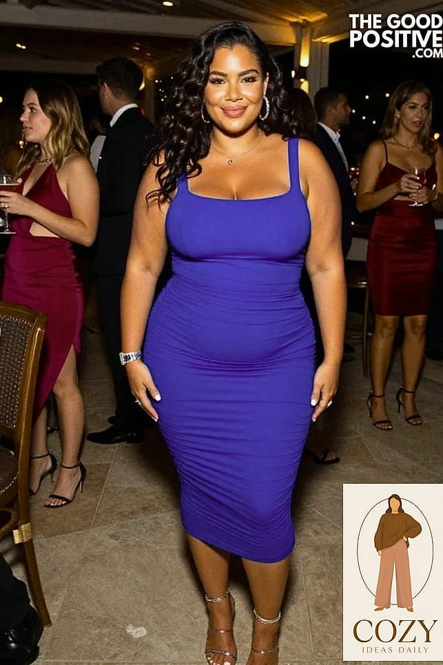 The Cobalt Blue Wrap Dress