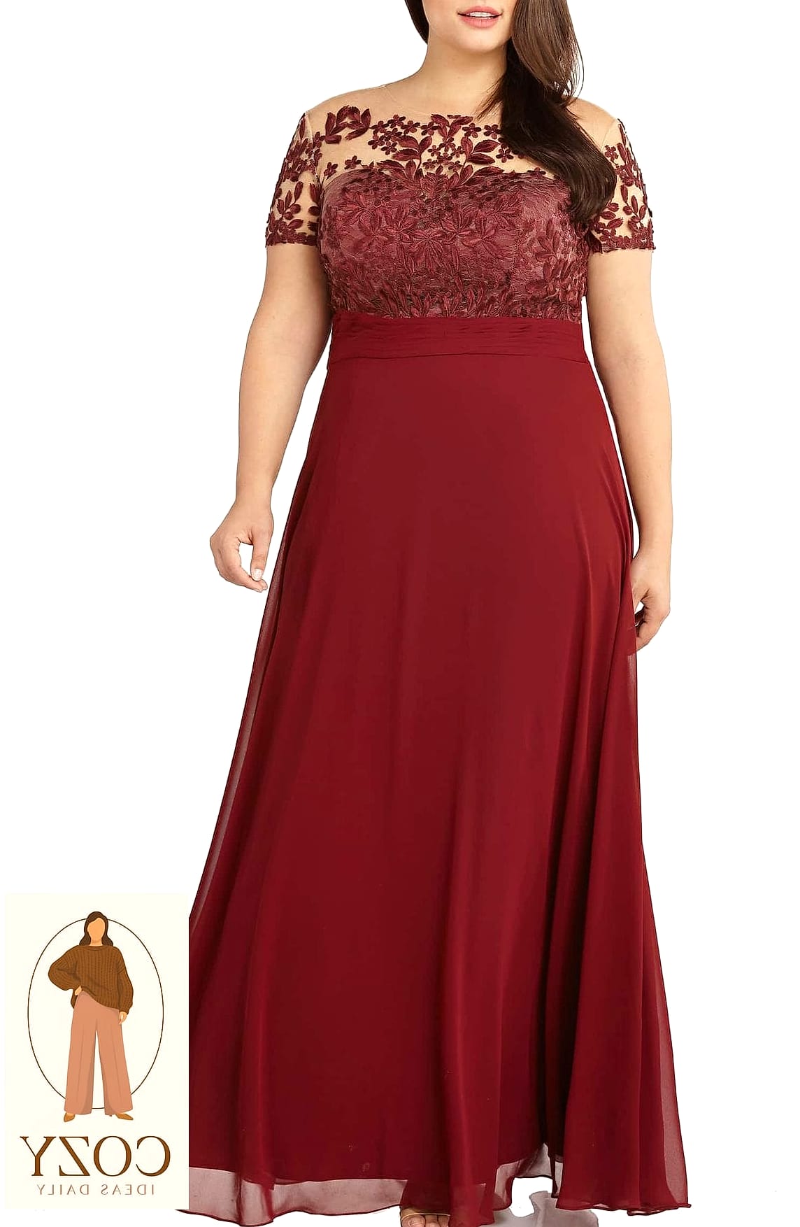The Cold-Shoulder Fit-and-Flare Dress