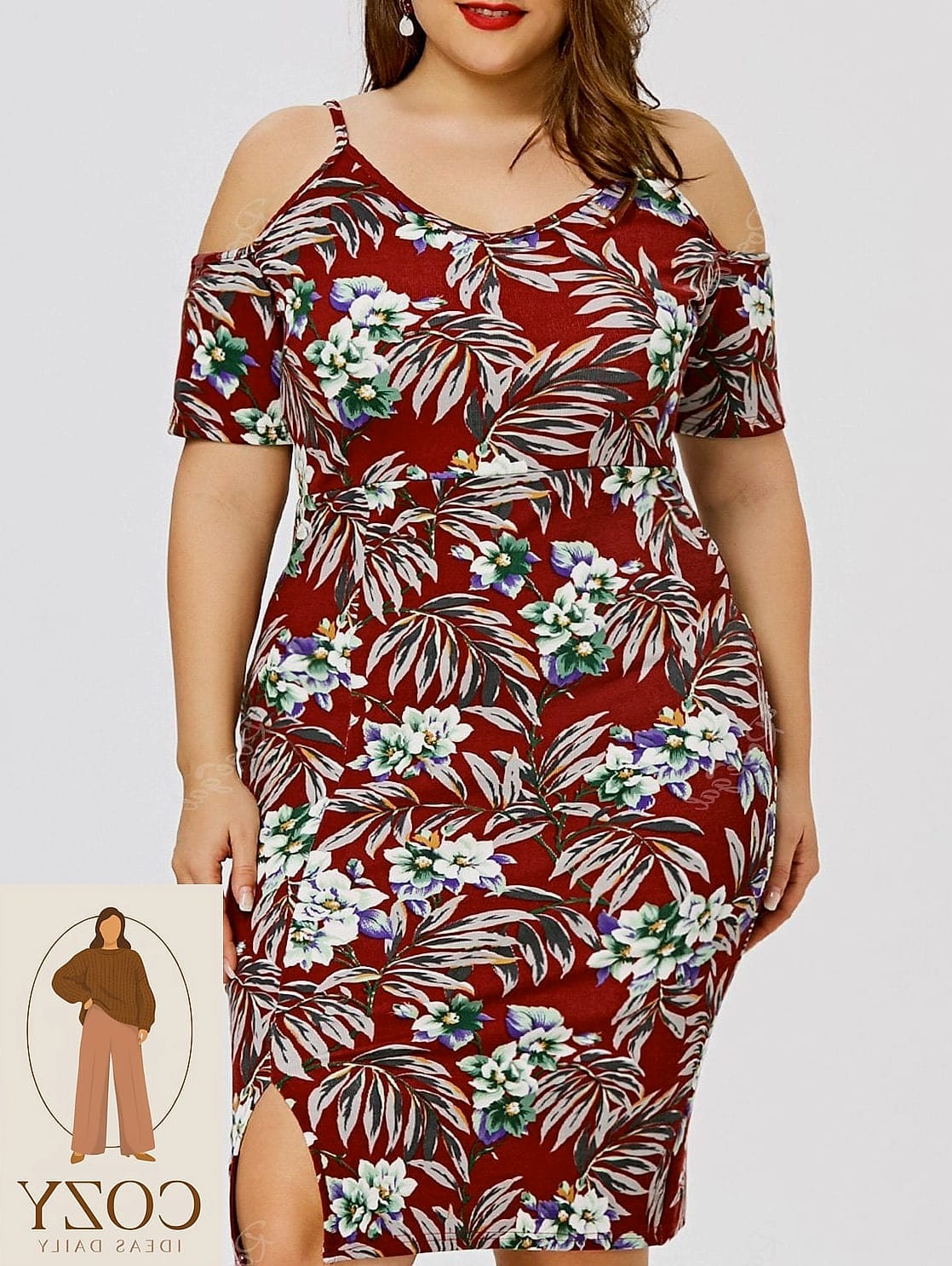 The Cold-Shoulder Fit-and-Flare
