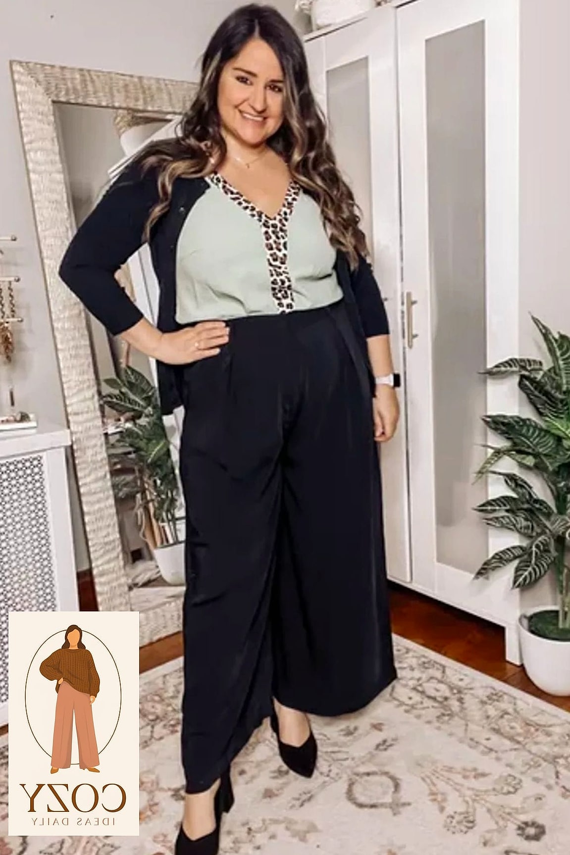 Color Blocked Two-Piece Set