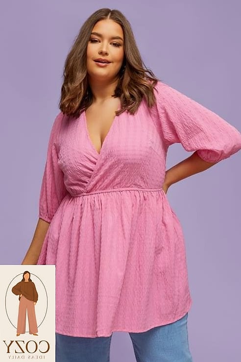 28 Pink Plus Size Dresses Worth Pinning Immediately 16 The Coral Pink Wrap Maxi