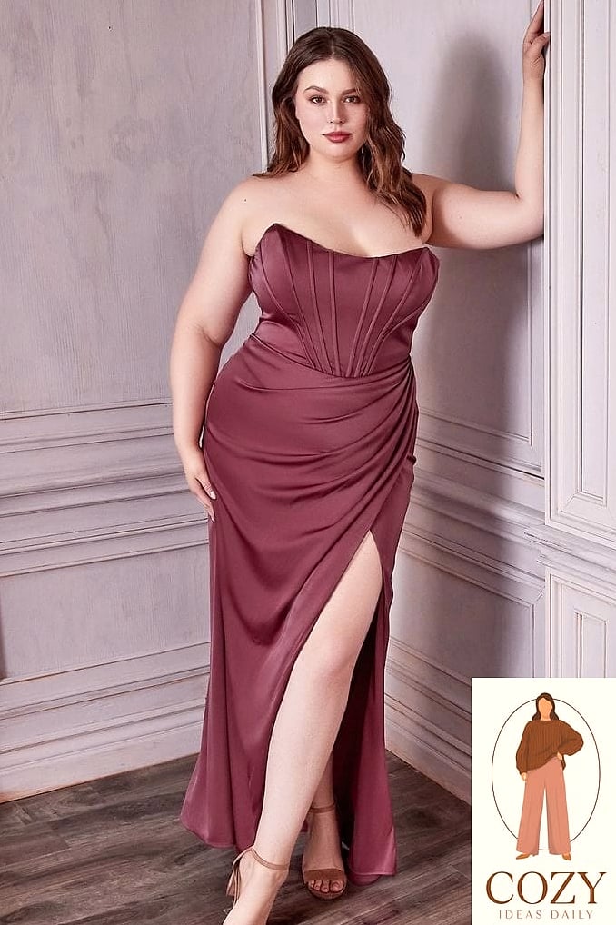The Corset-Detail Casual Dress