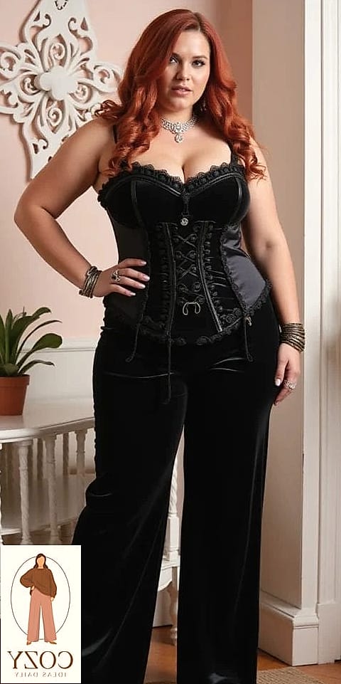 Corset Top Styled Over a Slip Dress