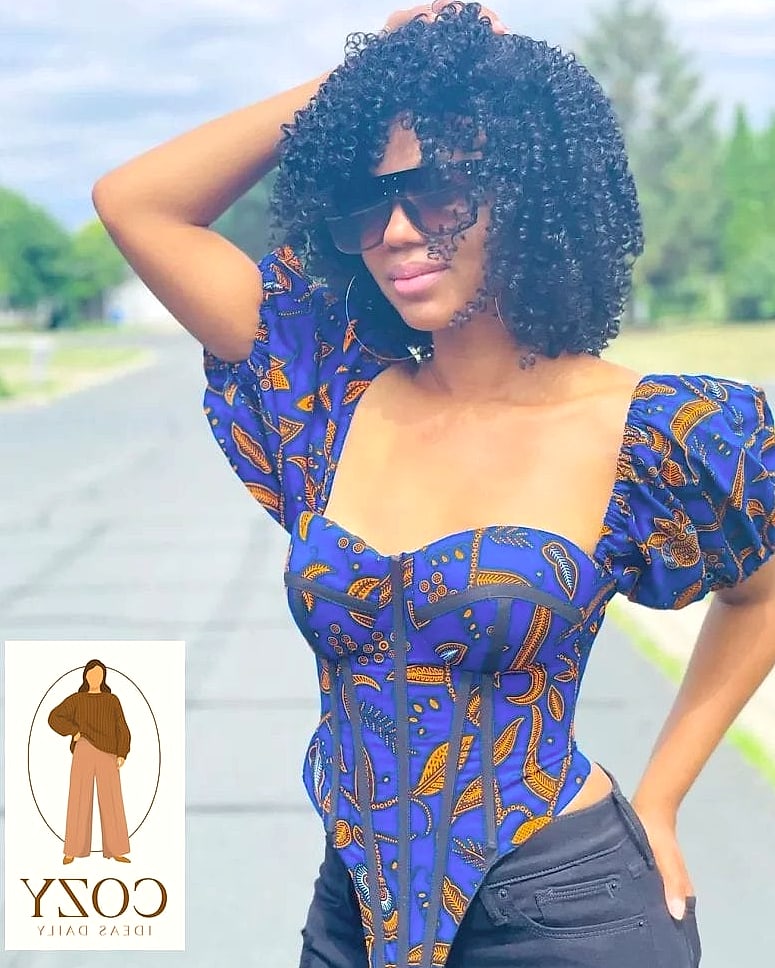 The Corset Top Ankara Dress