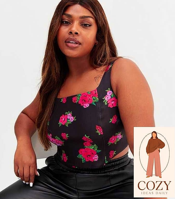Corset Top Floral Dress for Date Night