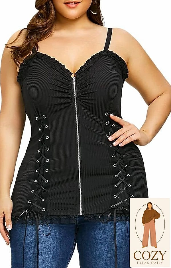 The Corset Top And Denim Combo