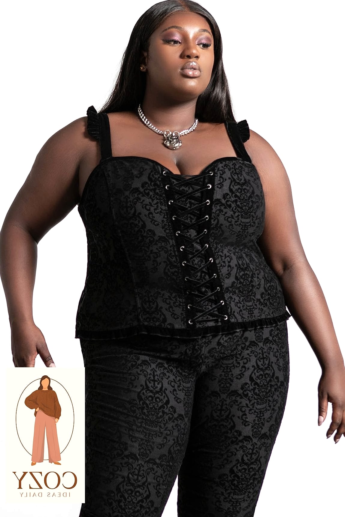 The Corset Top Under a Blazer