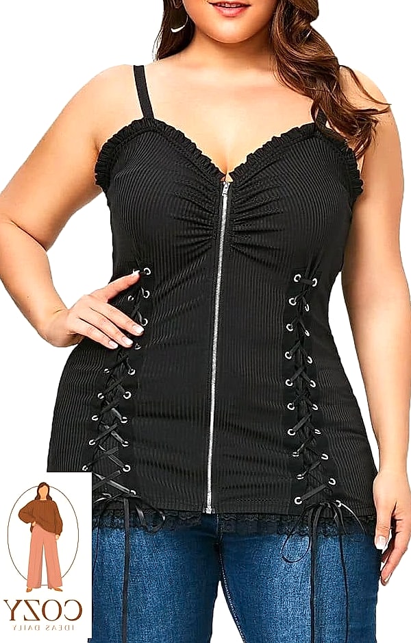 Corset Top Under a Blazer