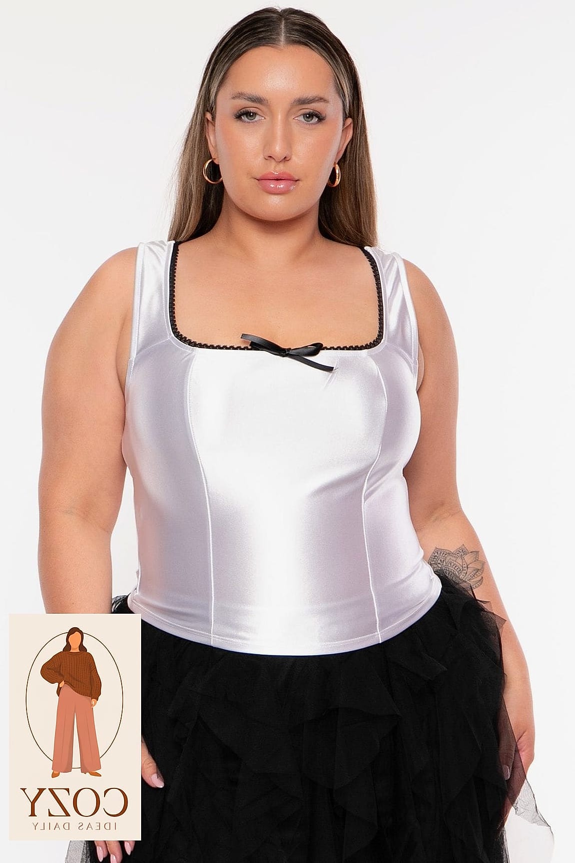 The Corset Top and Denim Moment