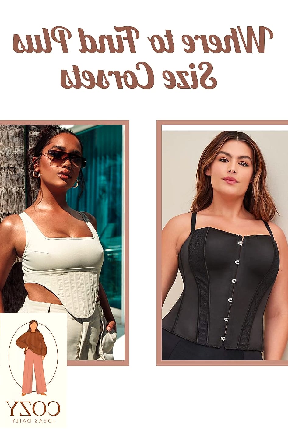 Corset Top with Adjustable Lacing