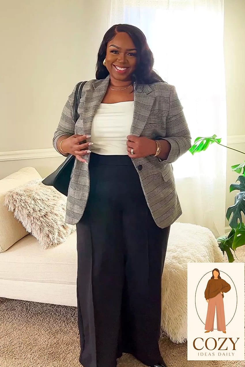 Corset Top Under a Blazer