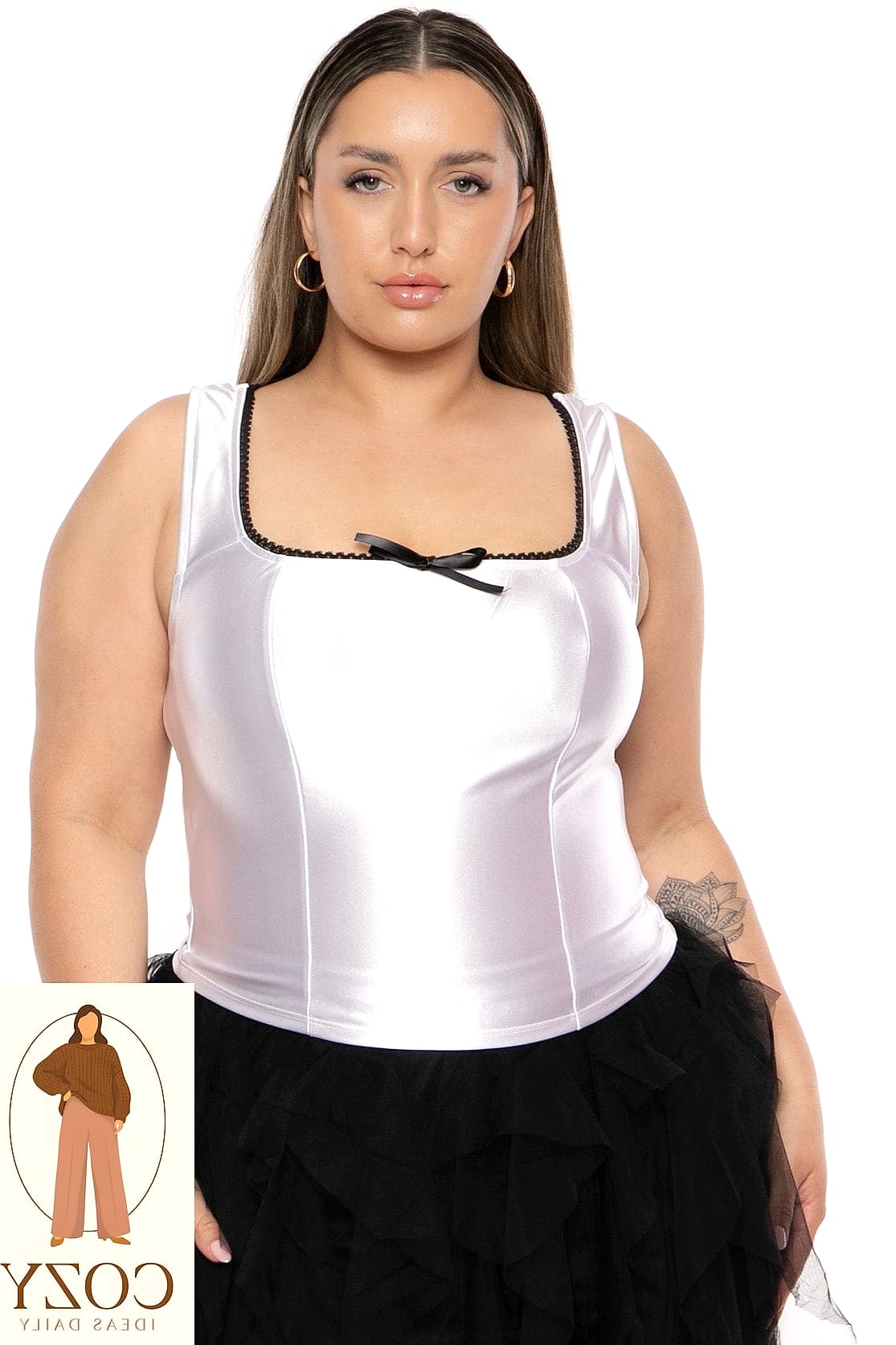Corset Tops Styled With Trousers