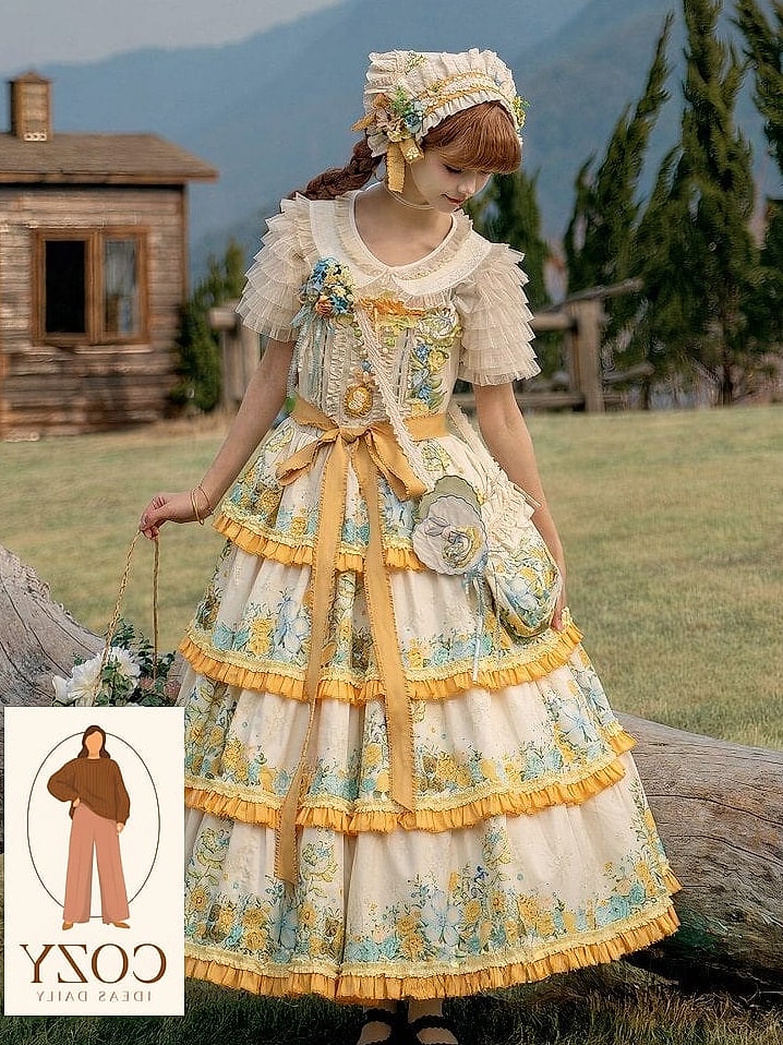 Cottagecore Prairie Dress
