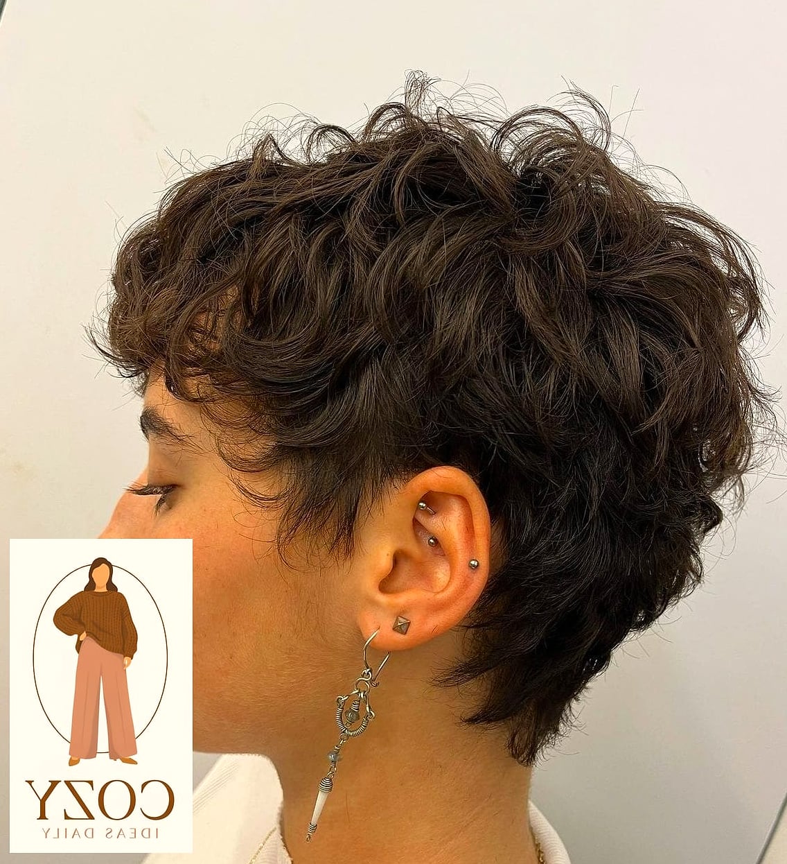 The Cropped Curly Cut