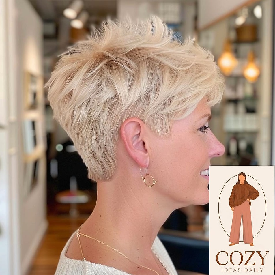 De Cropped Cut met Highlights
