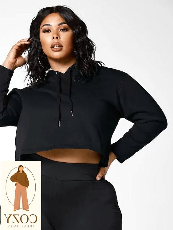 Cropped Hoodie and High-Waisted Jeans
