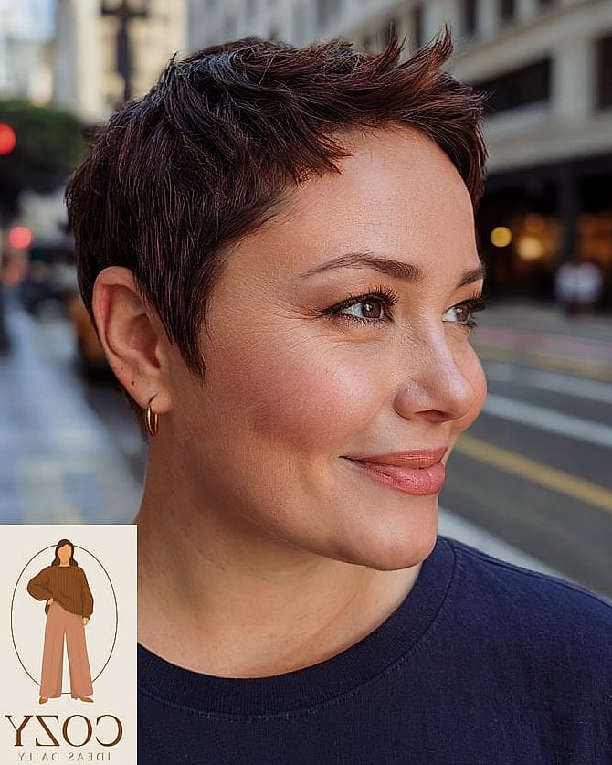 Cropped Pixie With Textured Ends