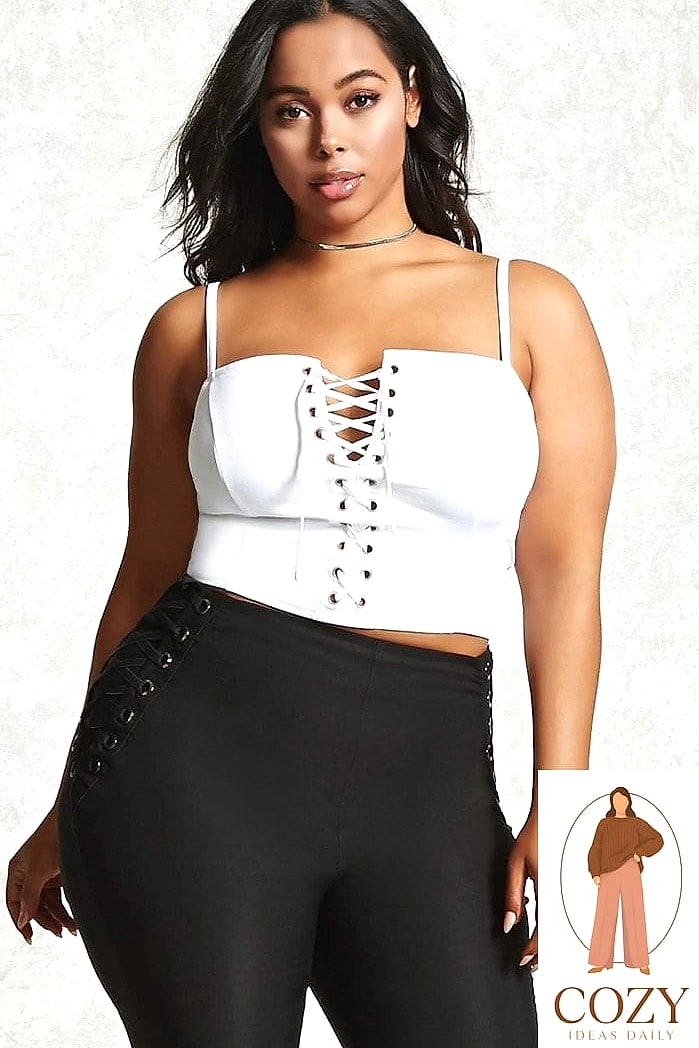 The Crop Top and High-Waisted Trouser Duo