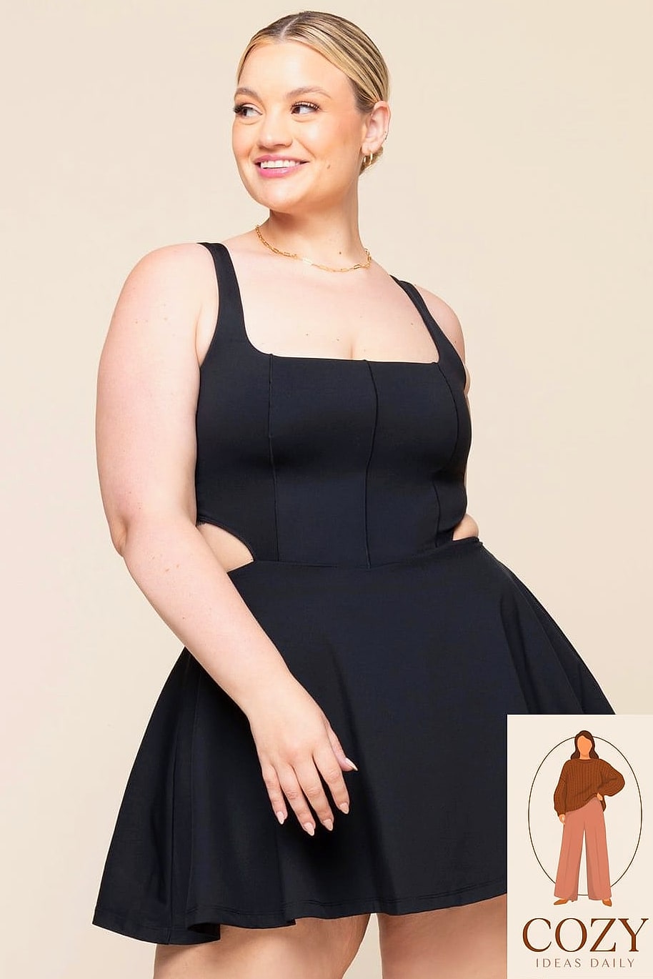 Cutout Dress for Serious Impact