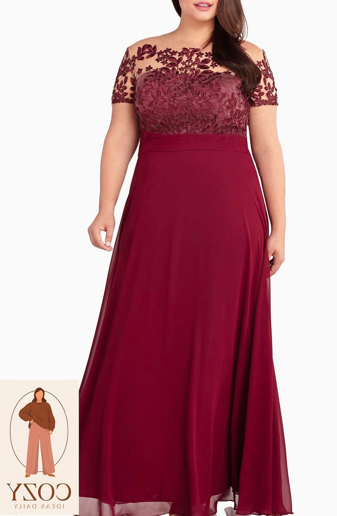 The Deep Plum Corset Dress