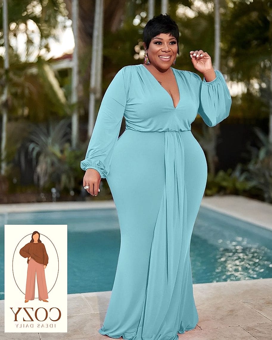Deep Teal Halter Gown