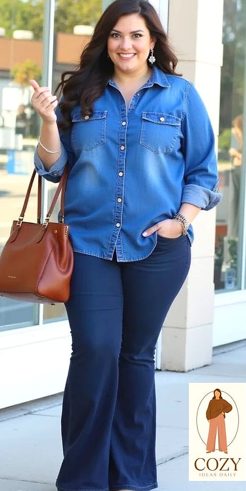 The Denim on Denim Office Moment